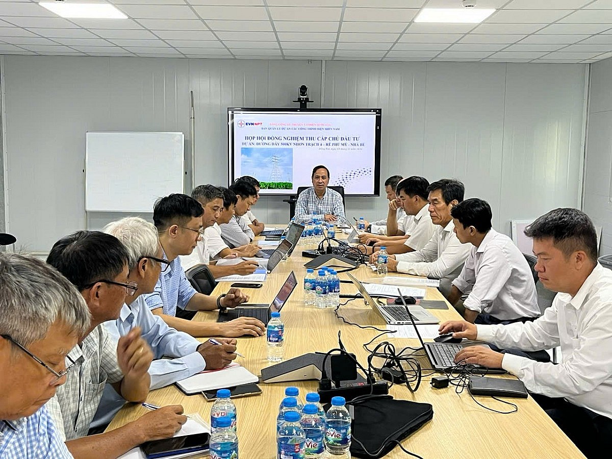 Đường dây 500kV giải tỏa công suất Nhà máy điện Nhơn Trạch 4 về đích Đường dây 500kV giải tỏa công suất Nhà máy điện Nhơn Trạch 4 về đích