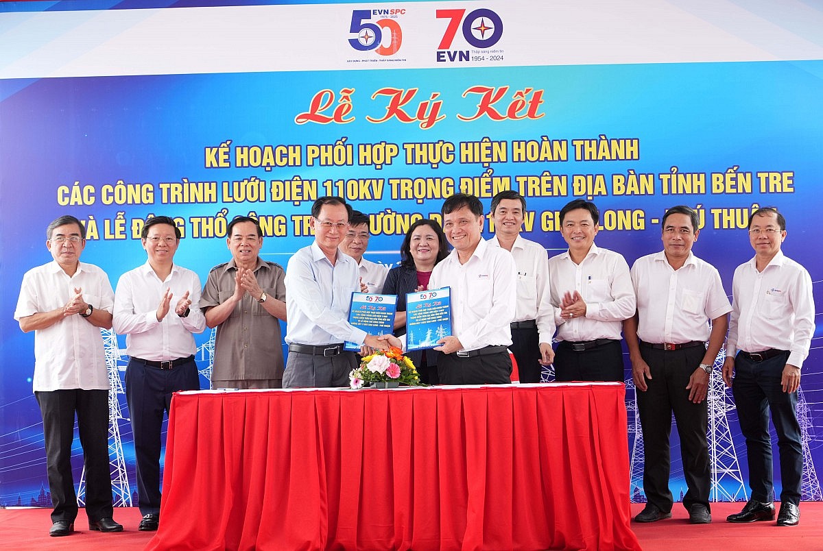Đẩy nhanh tiến độ công trình điện, đảm bảo điện cho các khu công nghiệp Bến Tre