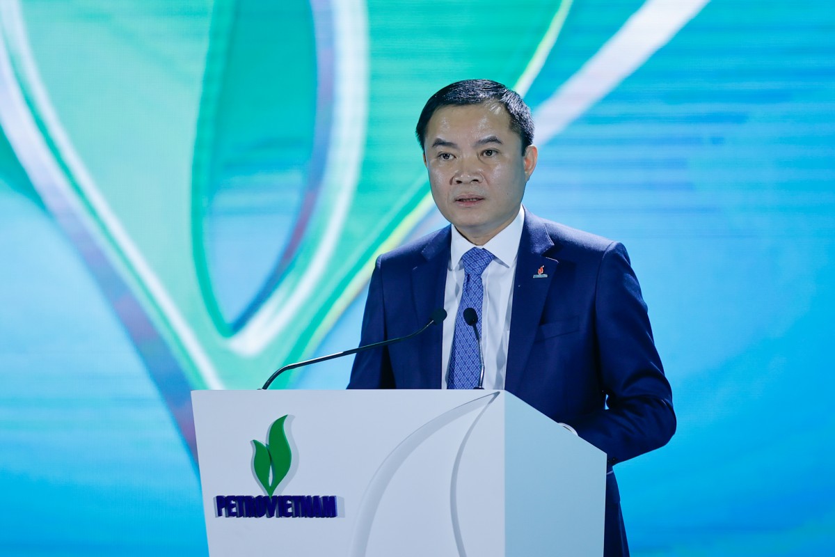 Tổng Giám đốc Petrovietnam Lê Ngọc Sơn phát biểu Tổng Giám đốc Petrovietnam Lê Ngọc Sơn phát biểu