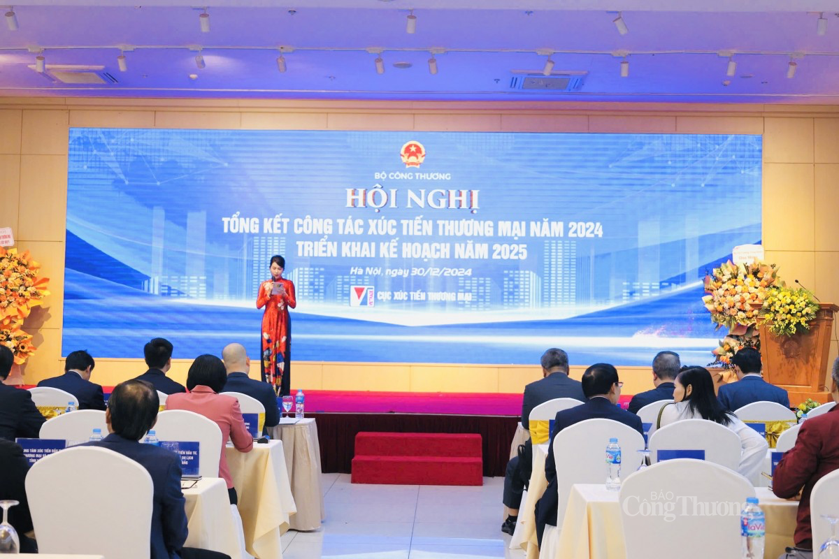 Hội nghị Tổng kết công tác xúc tiến thương mại năm 2024 Hội nghị Tổng kết công tác xúc tiến thương mại năm 2024