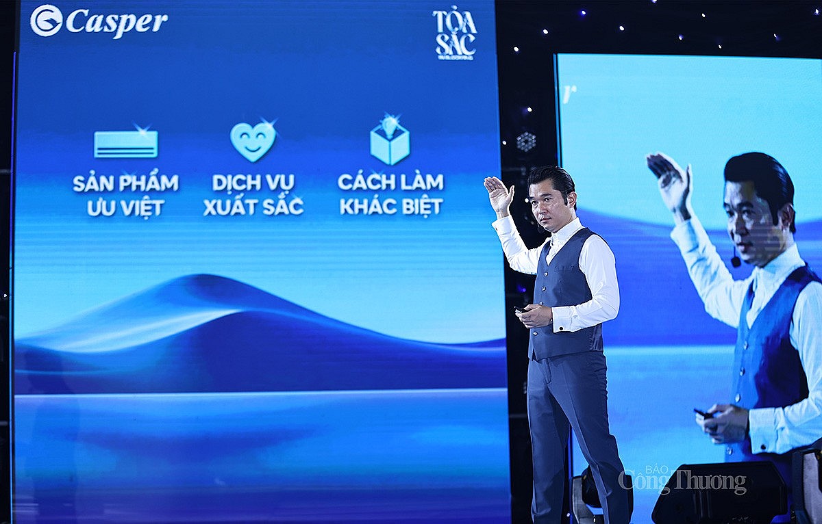 Ông Nguyễn Viết Chung - Tổng giám đốc của Casper Việt Nam - chia sẻ tại Sự kiện công bố chiến lược sản phẩm mới diễn ra tại Ninh Binh tối 30/12 Ông Nguyễn Viết Chung - Tổng giám đốc của Casper Việt Nam - chia sẻ tại Sự kiện công bố chiến lược sản phẩm mới diễn ra tại Ninh Binh tối 30/12