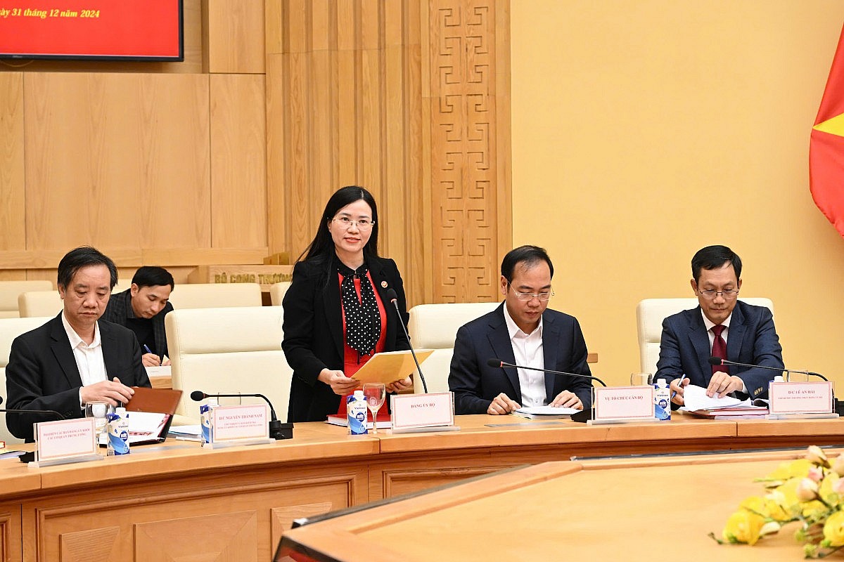 Ảnh: Hội nghị Tổng kết công tác của Đảng bộ Bộ Công