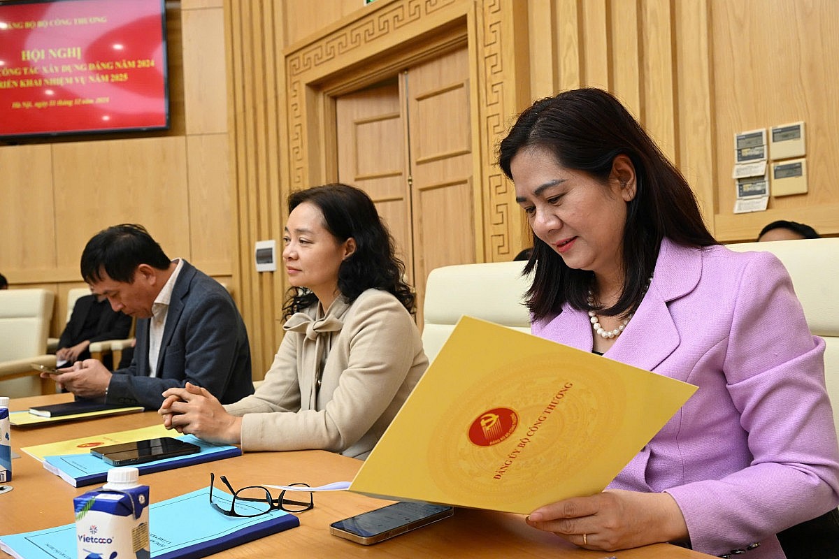 Ảnh: Hội nghị Tổng kết công tác của Đảng bộ Bộ Công