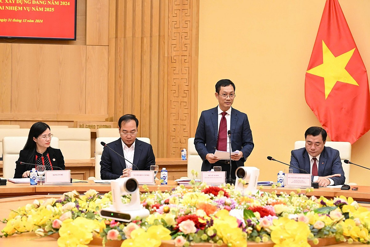 Ảnh: Hội nghị Tổng kết công tác của Đảng bộ Bộ Công