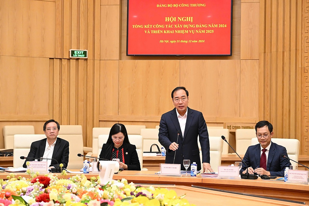 Ảnh: Hội nghị Tổng kết công tác của Đảng bộ Bộ Công