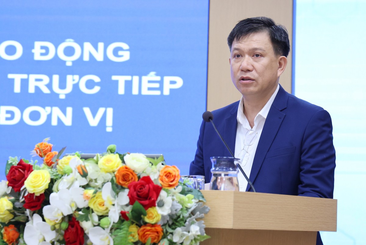 Ông Nguyễn Hữu Khánh - Phó Tổng giám đốc, Chủ tịch Hội đồng Vệ sinh an toàn lao động EVNCPC (Ảnh: Phương Nam)