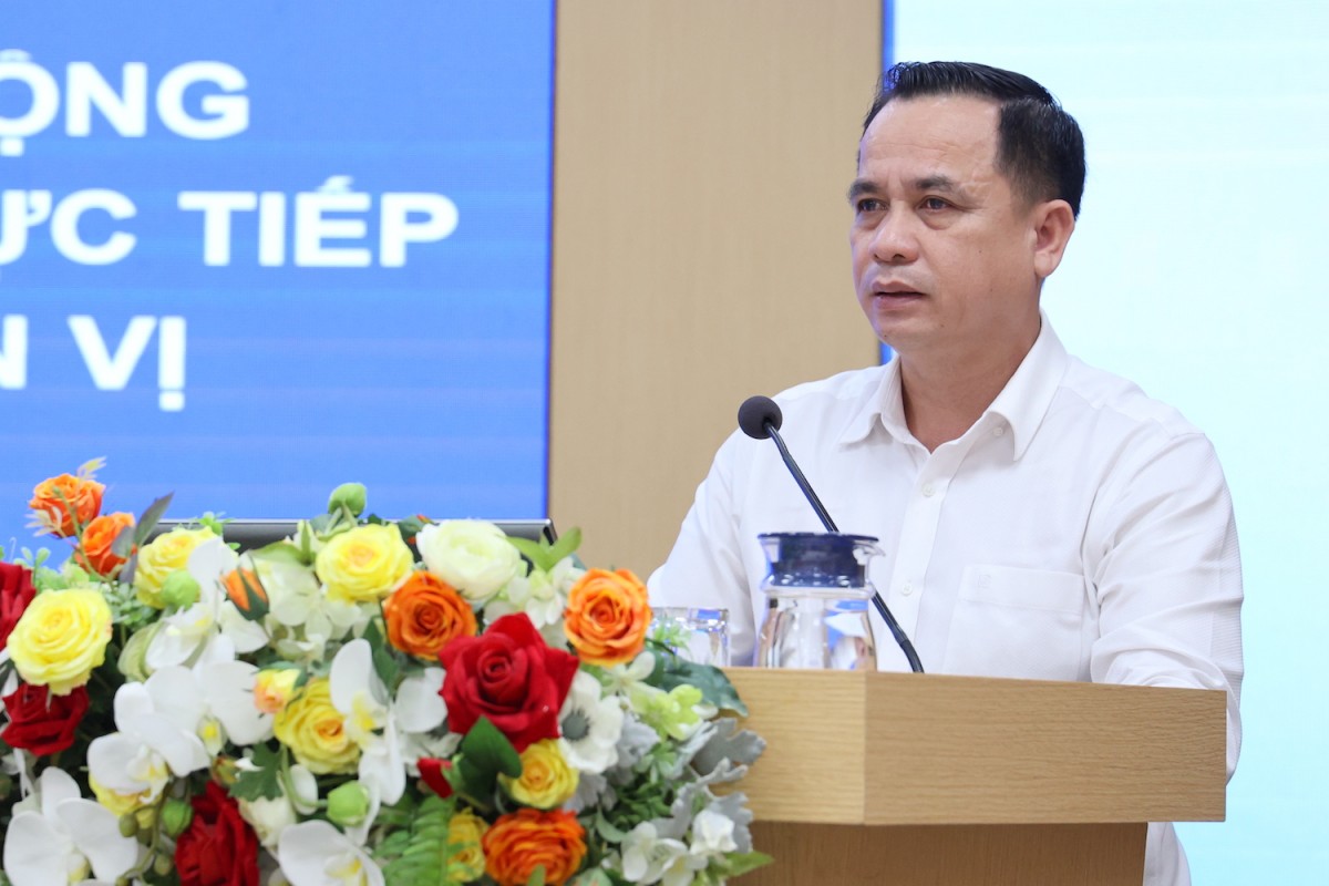 Ông Nguyễn Thanh - Chủ tịch HĐTV EVNCPC chỉ đạo tại Hội nghị (Ảnh: Phương Nam)