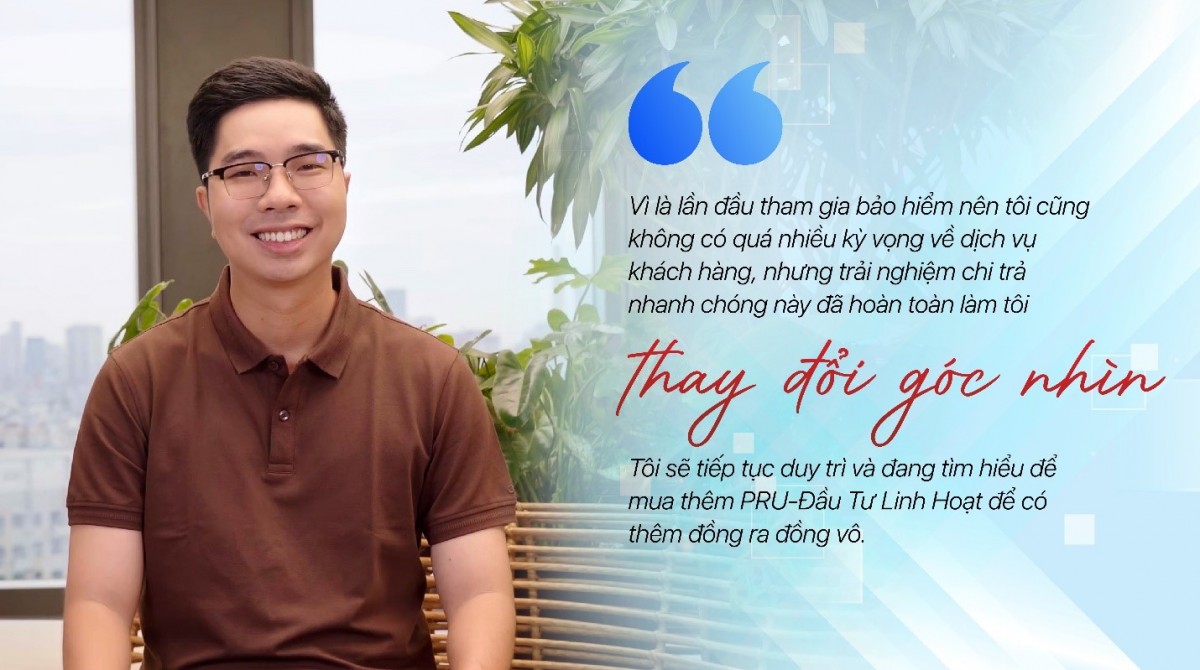 Trải nghiệm khách hàng với chi trả bảo hiểm tính bằng phút