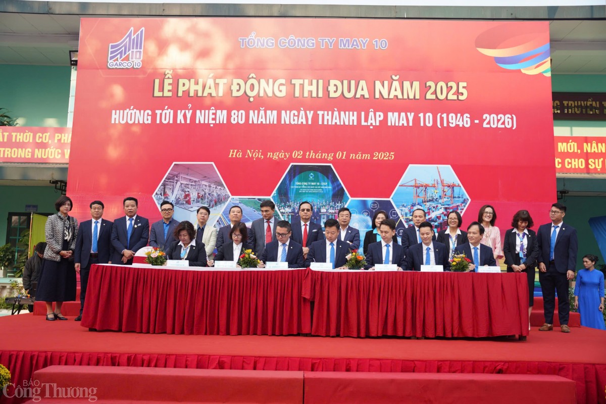 May 10 phát động thi đua lao động sản xuất năm 2025 May 10 phát động thi đua lao động sản xuất năm 2025