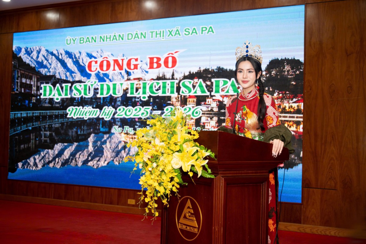 Hoa hậu Phạm Ngọc Quỳnh làm Đại sứ Du lịch Sa Pa