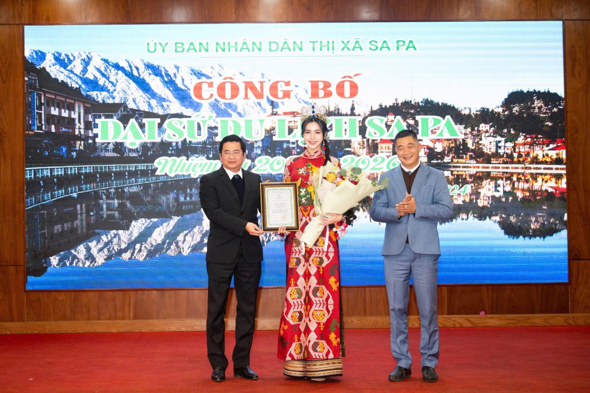 Hoa hậu Phạm Ngọc Quỳnh làm Đại sứ Du lịch Sa Pa