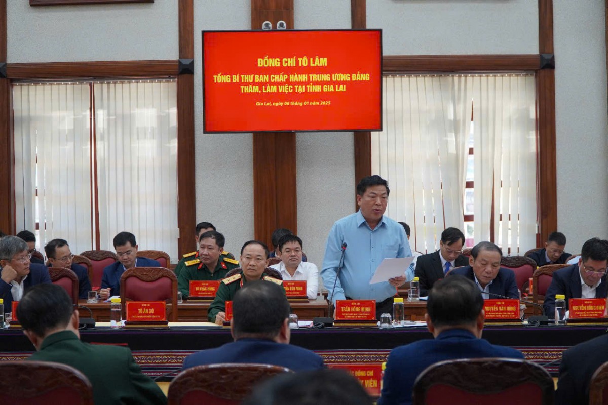 Tổng Bí thư Tô Lâm làm việc với Tỉnh uỷ Gia Lai