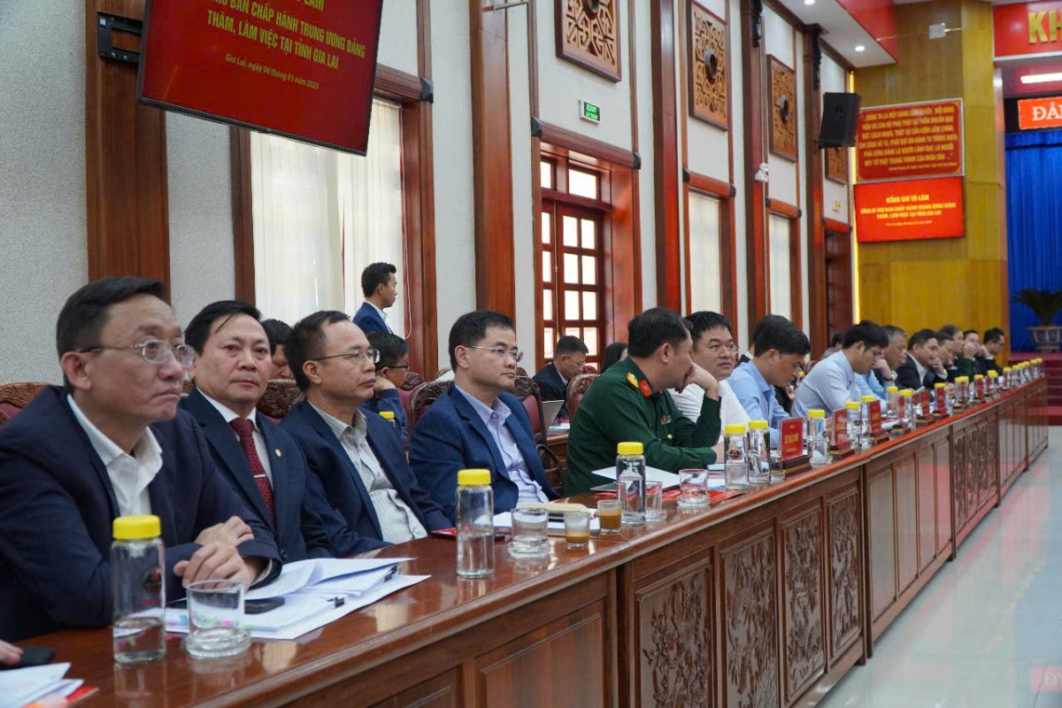 Tổng Bí thư Tô Lâm làm việc với Tỉnh uỷ Gia Lai