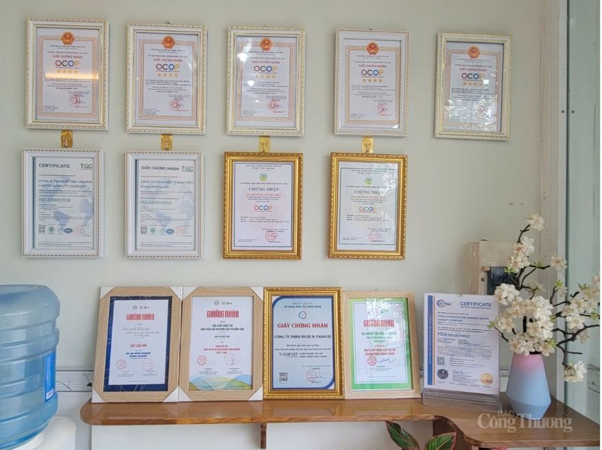 Các sản phẩn OCOP không chỉ nâng cao giá trị nông sản mà còn góp phàn xây dựng thương hiệu địa phương.