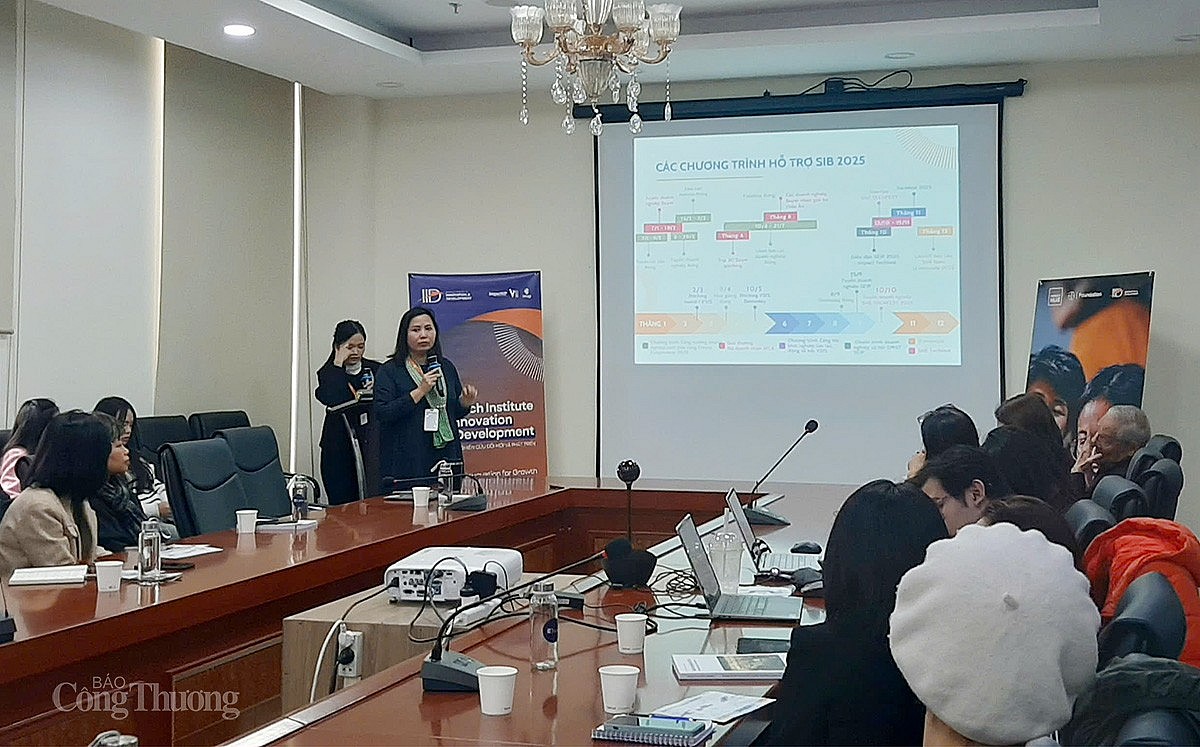 Viện Nghiên cứu Đổi mới và Phát triển (IID) tổ chức sự kiện Khởi động các chương trình hỗ trợ doanh nghiệp tạo tác động xã hội năm 2025 (Kick-off 2025) chiều 7/1, tại Hà Nội Viện Nghiên cứu Đổi mới và Phát triển (IID) tổ chức sự kiện Khởi động các chương trình hỗ trợ doanh nghiệp tạo tác động xã hội năm 2025 (Kick-off 2025) chiều 7/1, tại Hà Nội