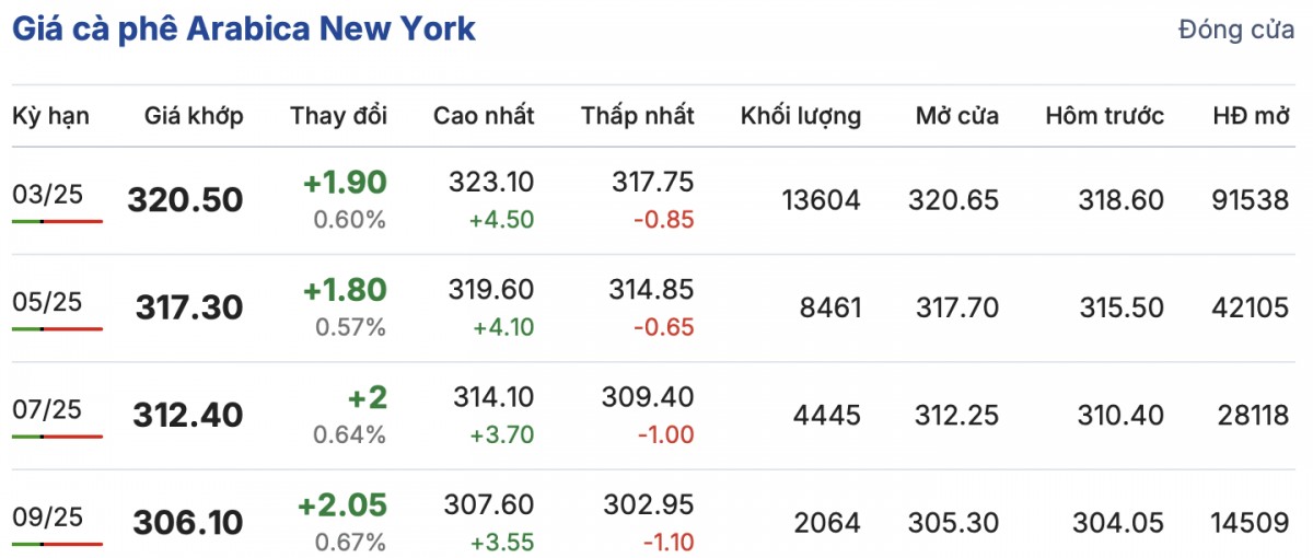 Giá cà phê trong nước ngày 8/1/2025 tăng trở lại Giá cà phê trong nước ngày 8/1/2025 tăng trở lại