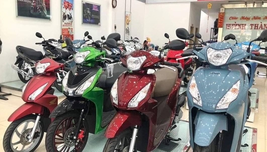 Lượng xe máy mới xuất xưởng tháng 12 vừa qua ở mức cao nhất trong năm 2024. Ảnh minh hoạ: VinFast