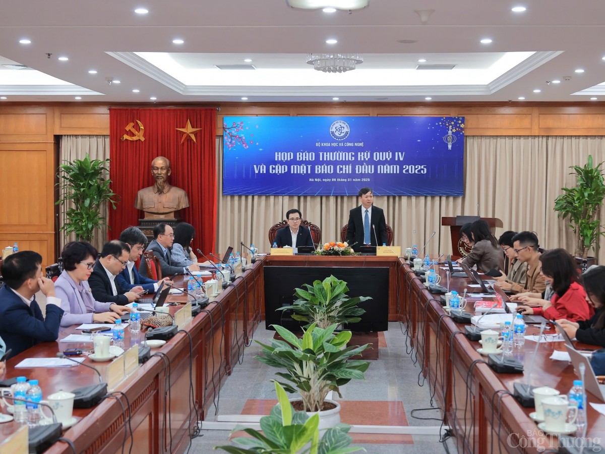 ộ Khoa học và Công nghệ tổ chức Họp báo thường kỳ Quý IV/2024