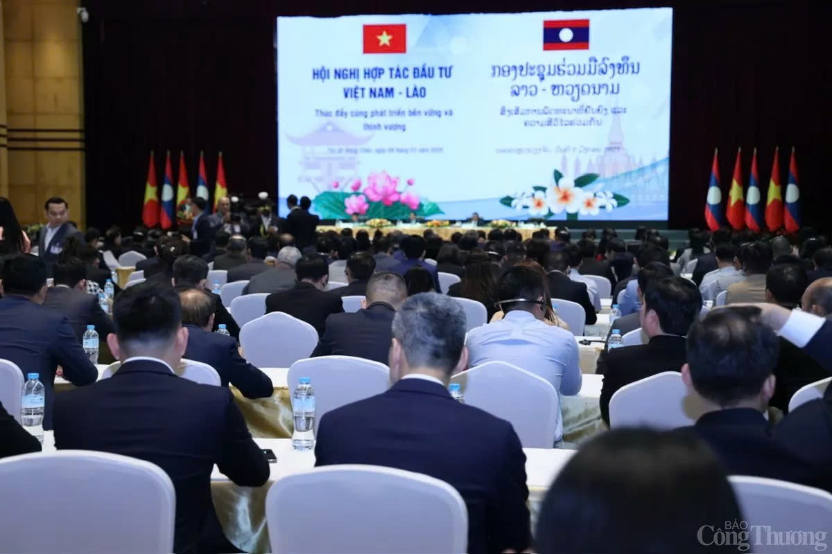 Toàn cảnh Hội nghị hợp tác đầu tư Việt Nam - Lào. Ảnh: Nguyên Minh Toàn cảnh Hội nghị hợp tác đầu tư Việt Nam - Lào. Ảnh: Nguyên Minh