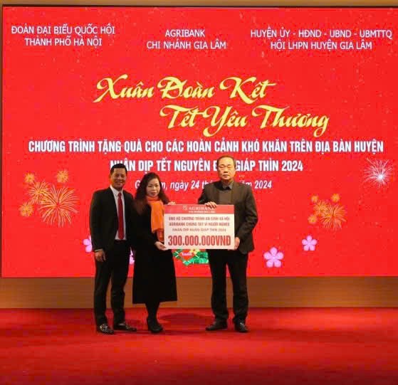Agribank chung tay vì người nghèo dịp Xuân Ất Tỵ năm 2025