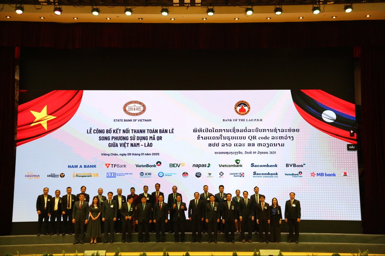 Thanh toán bán lẻ song phương Việt Nam - Lào dùng mã QR