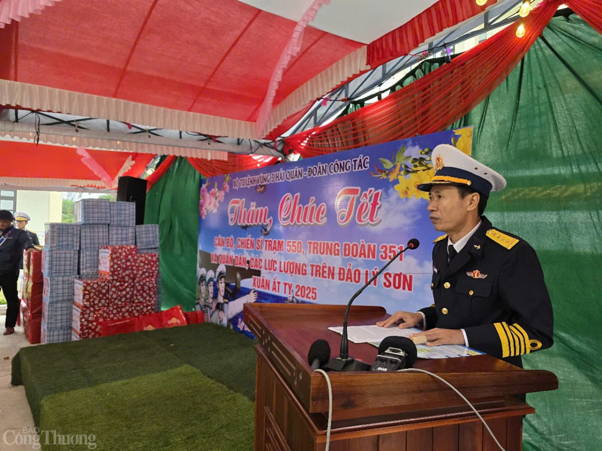 Kết thúc tốt đẹp chuyến công tác chúc tết quân và dân đảo Cồn Cỏ và Lý Sơn