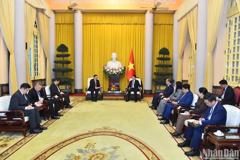 Chủ tịch nước Lương Cường: Việt Nam coi trọng hợp tác với Mông Cổ Chủ tịch nước Lương Cường: Việt Nam coi trọng hợp tác với Mông Cổ