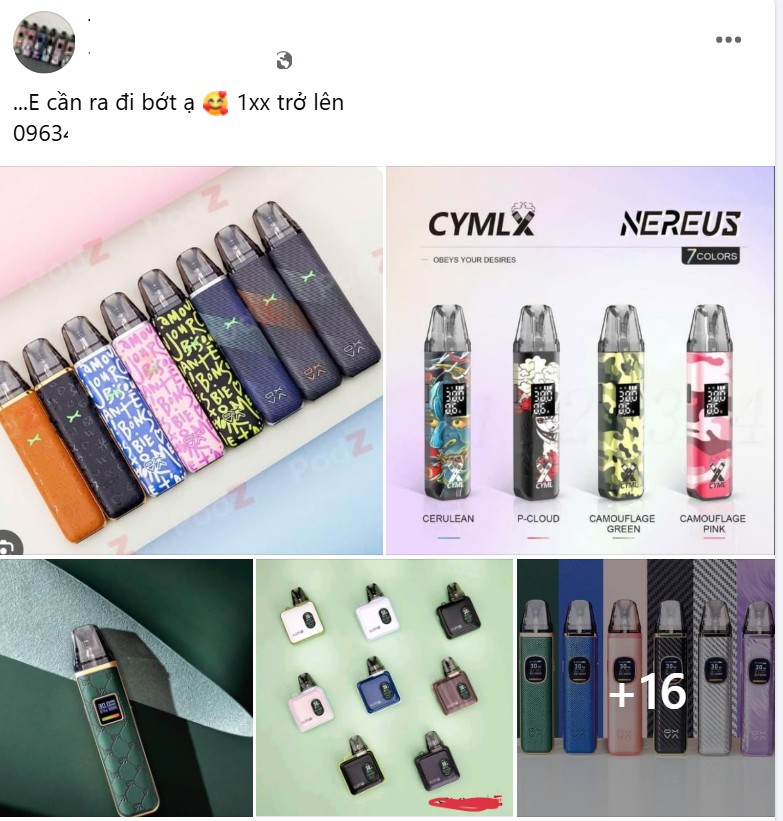 cấm thuốc lá điện tử