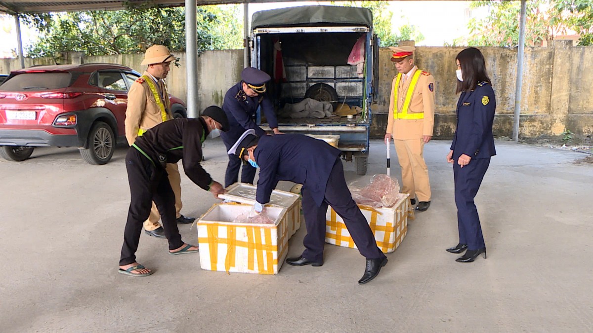 Phú Thọ: Xử phạt lái xe vận chuyển hàng hóa không đảm