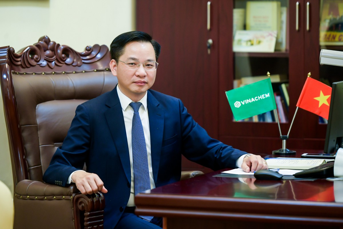 Ông Nguyễn Hữu Tú, Thành viên Hội đồng thành viên Tập đoàn giữ chức vụ Tổng giám đốc Tập đoàn Hóa chất Việt Nam. Ảnh: LA