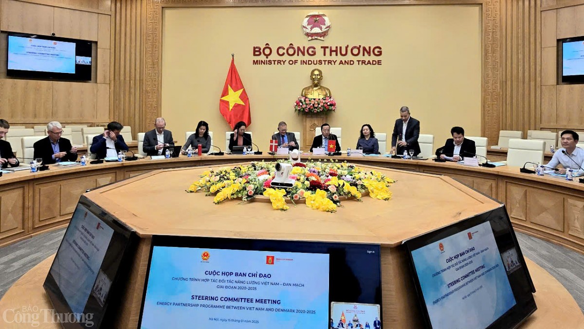 Họp Ban chỉ đạo chương trình Hợp tác Đối tác Năng lượng Việt Nam – Đan Mạch lần thứ 4
