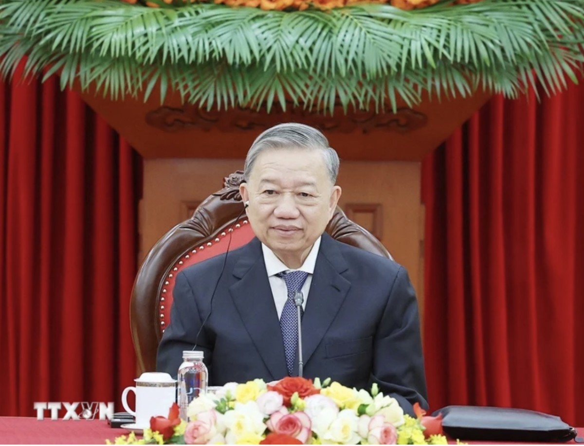 Tổng Bí thư Tô Lâm. Ảnh: TTXVn Tổng Bí thư Tô Lâm. Ảnh: TTXVn