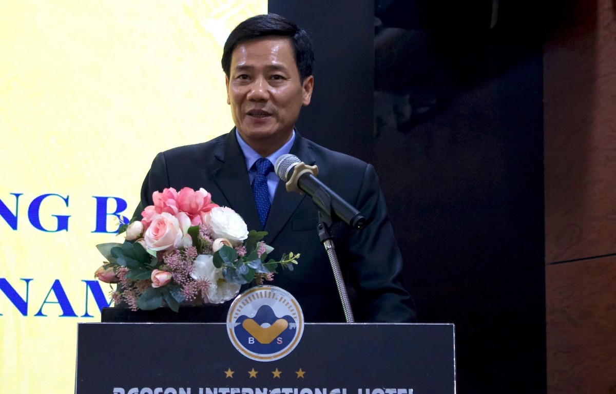 Phó Bí thư Quận uỷ Đống Đa Nguyễn Anh Cường chia sẻ tại sự kiện. Ảnh: Halcom VN Phó Bí thư Quận uỷ Đống Đa Nguyễn Anh Cường chia sẻ tại sự kiện. Ảnh: Halcom VN