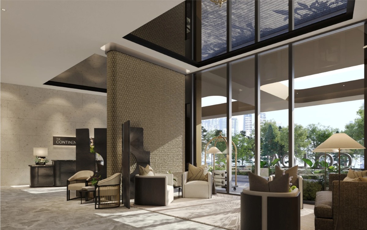 Sảnh căn hộ được thiết kế theo tiêu chuẩn khách sạn quốc tế Sảnh căn hộ được thiết kế theo tiêu chuẩn khách sạn quốc tế