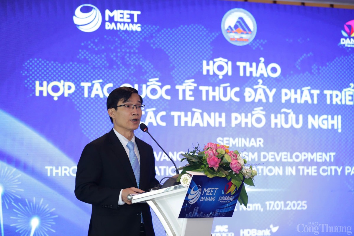 Phó Giám đốc Sở Du lịch Đà Nẵng Tán Văn Vương nêu 5 đề xuất tăng cường kết nối hợp tác quốc tế và phát triển du lịch bền vững