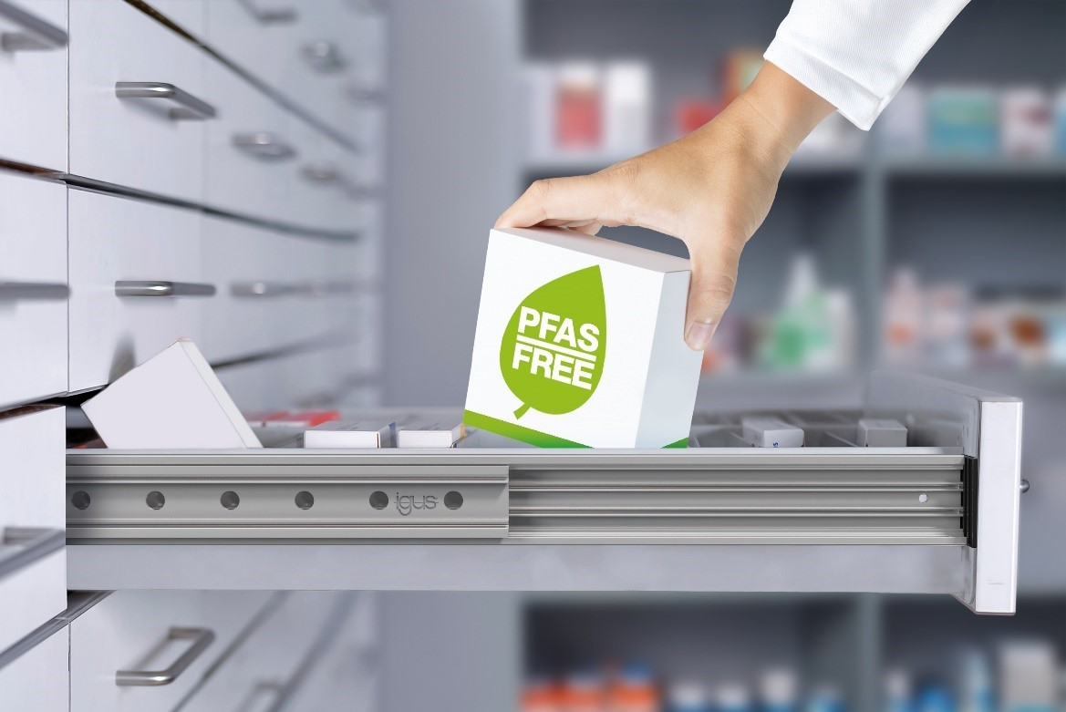 Ray trượt ngăn kéo polymer không chứa PTFE có thể điều chỉnh liên tục lên đến 2 mét