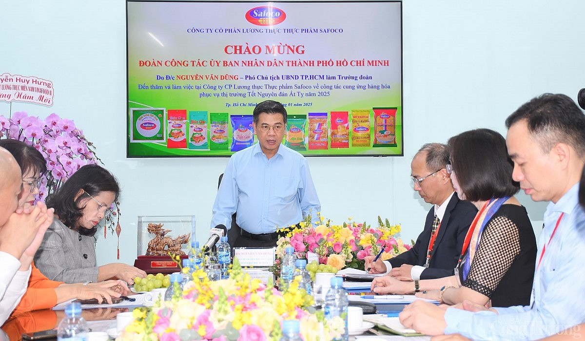 Doanh nghiệp TP. Hồ Chí Minh cam kết ổn định hàng Tết