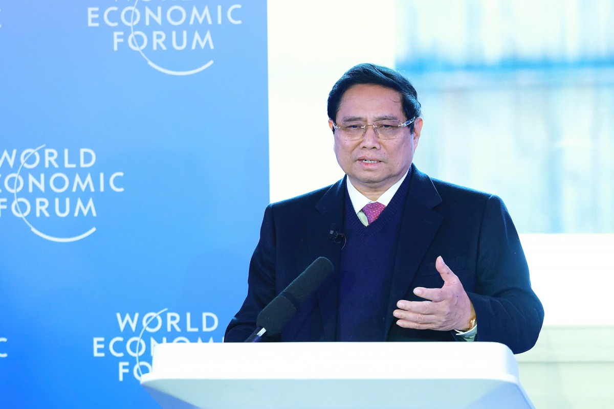 Thủ tướng nêu rõ, Việt Nam có cơ sở, nền tảng để thực hiện các mục tiêu đã đề ra và ngày càng có thêm nhiều kinh nghiệm, tự tin hơn, bản lĩnh hơn, có nhiều nguồn lực hơn để tiếp tục phát triển trong kỷ nguyên mới. Ảnh: VGP/Nhật Bắc