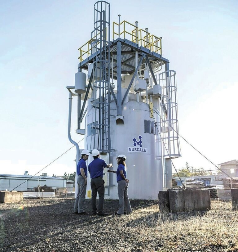 Mô hình SMR của NuScale (Nguồn: NuScale) Mô hình SMR của NuScale (Nguồn: NuScale)