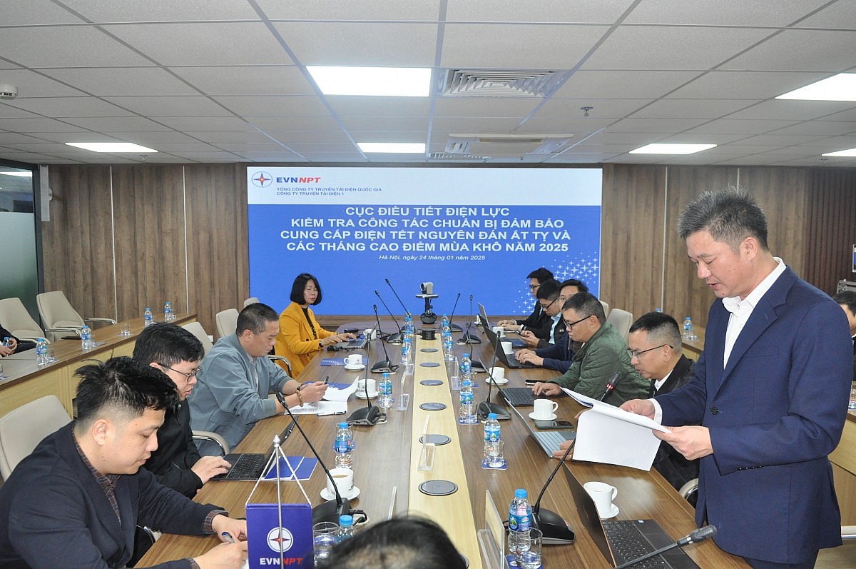 Chùm ảnh kiểm tra đảm bảo điện khối truyền tải dịp Tết