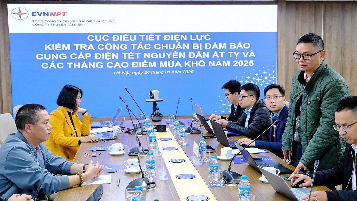 Chùm ảnh kiểm tra đảm bảo điện khối truyền tải dịp Tết