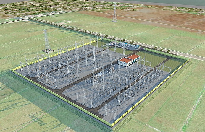 EVNNPT đầu tư Trạm biến áp 220kV Hải Hậu