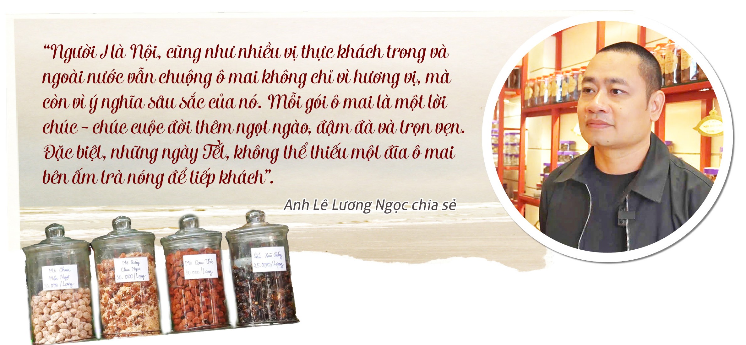 Câu chuyện ngọt ngào ngày Tết - “Ô mai phố Hàng Đường” Câu chuyện ngọt ngào ngày Tết - “Ô mai phố Hàng Đường”