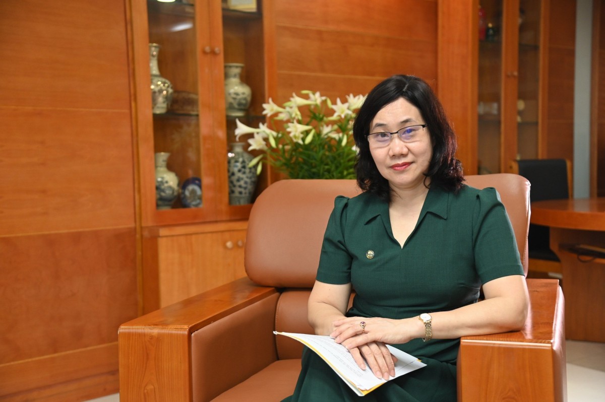 Bà Nguyễn Thị Hương - Tổng cục trưởng Tổng cục Thống kê. Ảnh GSO