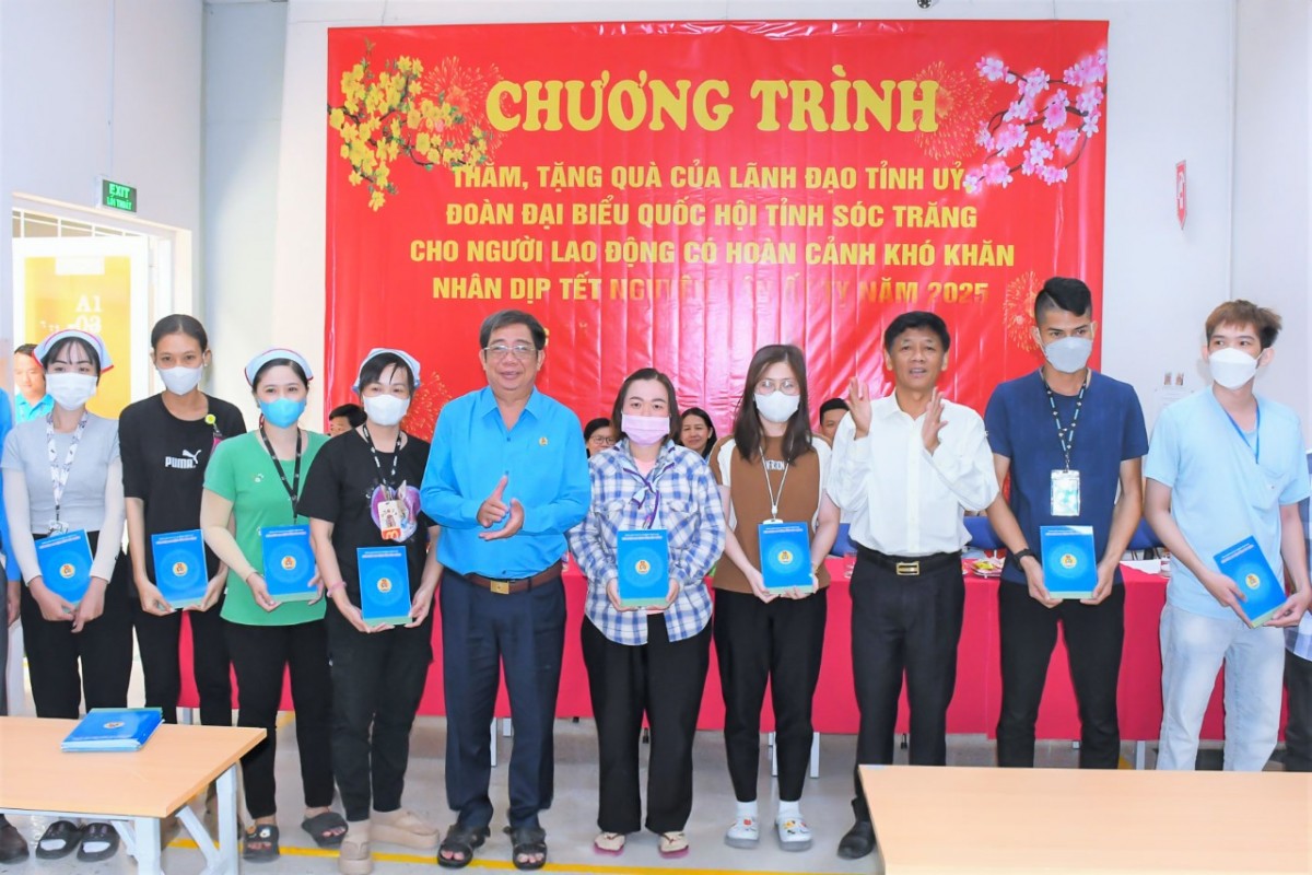 Sóc Trăng: Mang Tết ấm đến với đoàn viên, người lao động Sóc Trăng: Mang Tết ấm đến với đoàn viên, người lao động