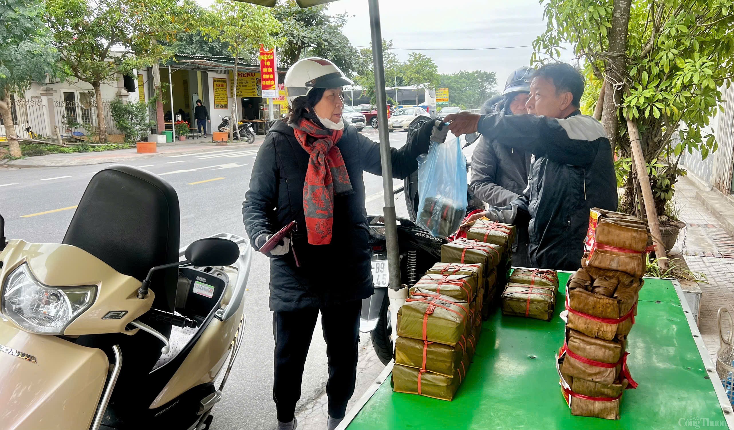 Thái Bình: Làng bánh chưng Cầu Báng tất bật dịp Tết Thái Bình: Làng bánh chưng Cầu Báng tất bật dịp Tết