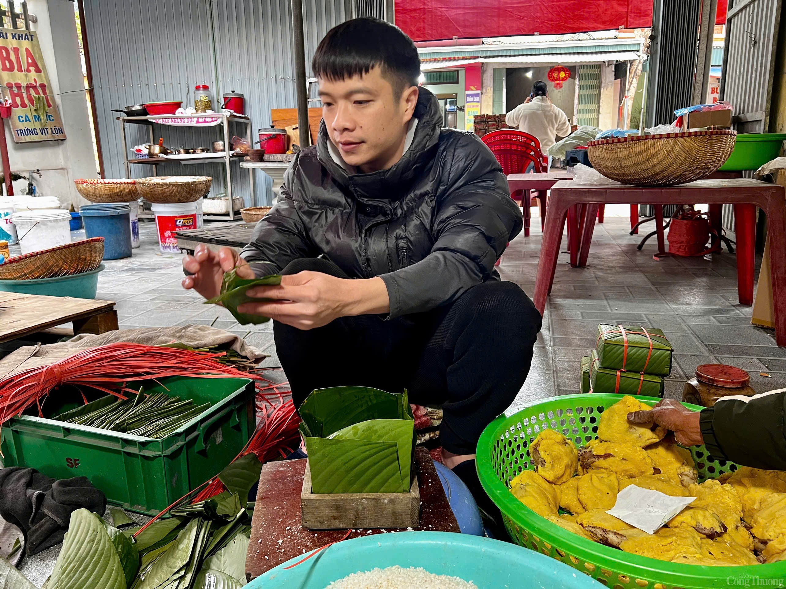 Thái Bình: Làng bánh chưng Cầu Báng tất bật dịp Tết Thái Bình: Làng bánh chưng Cầu Báng tất bật dịp Tết