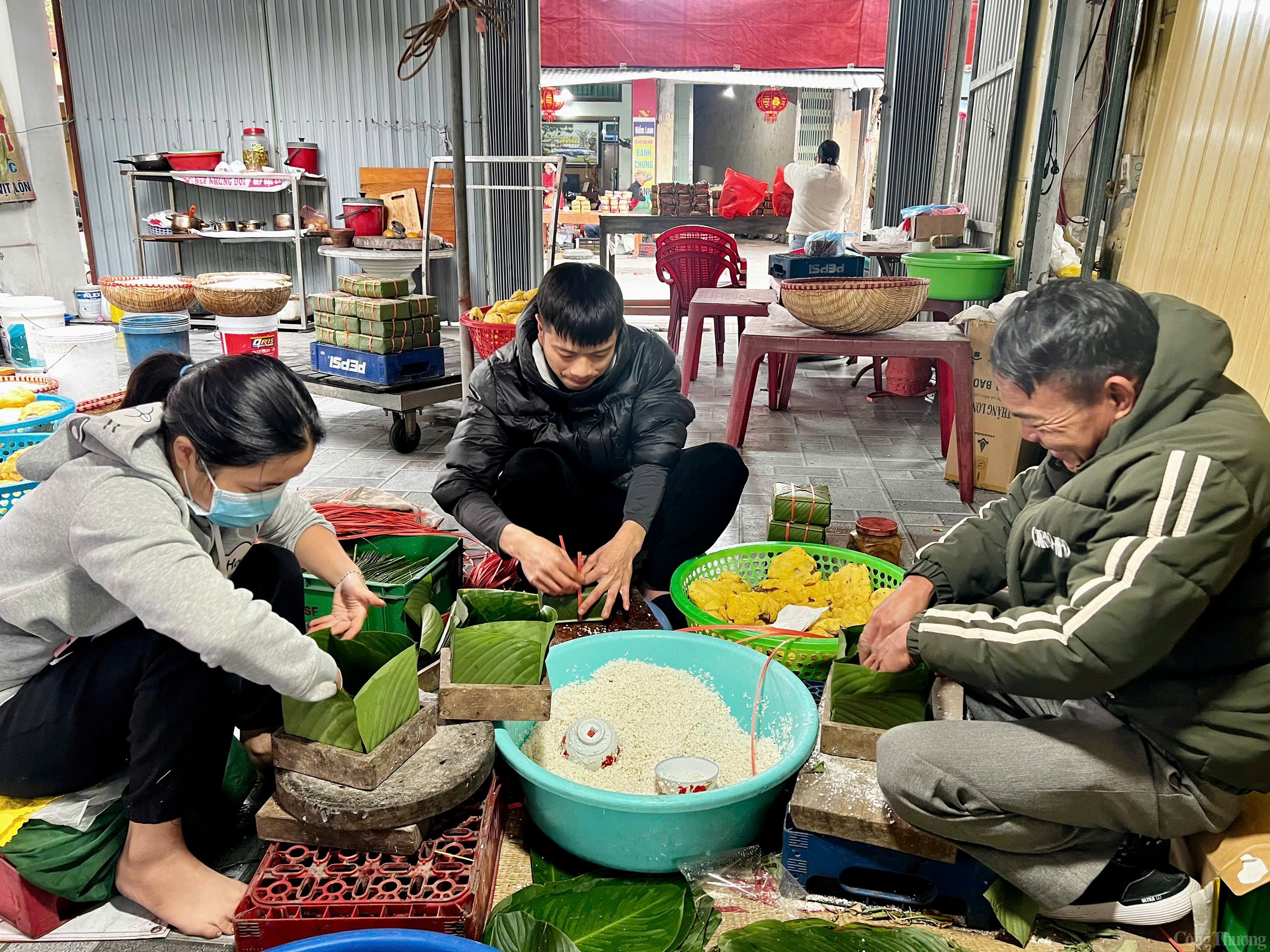 Thái Bình: Làng bánh chưng Cầu Báng tất bật dịp Tết Thái Bình: Làng bánh chưng Cầu Báng tất bật dịp Tết