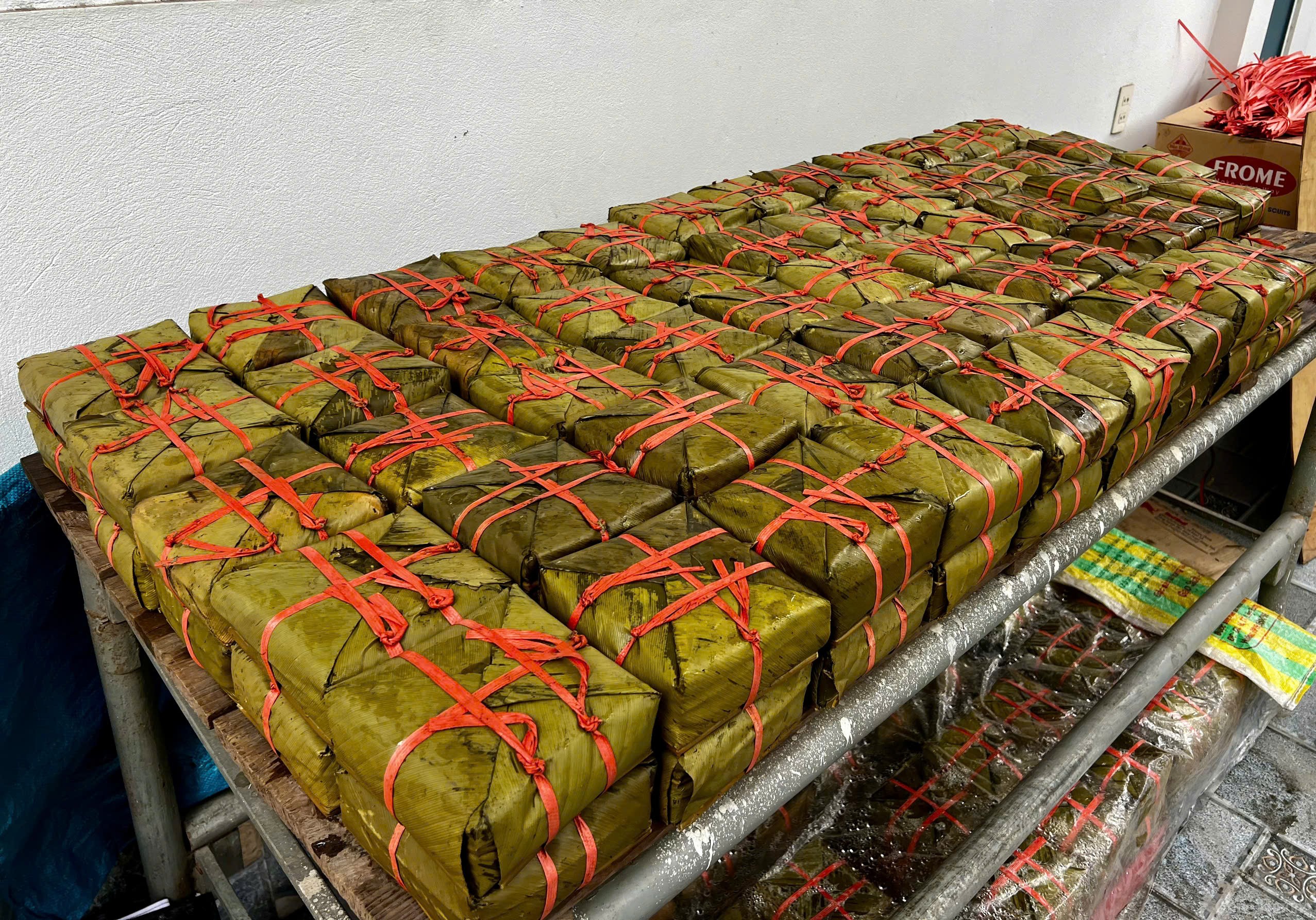 Thái Bình: Làng bánh chưng Cầu Báng tất bật dịp Tết Thái Bình: Làng bánh chưng Cầu Báng tất bật dịp Tết