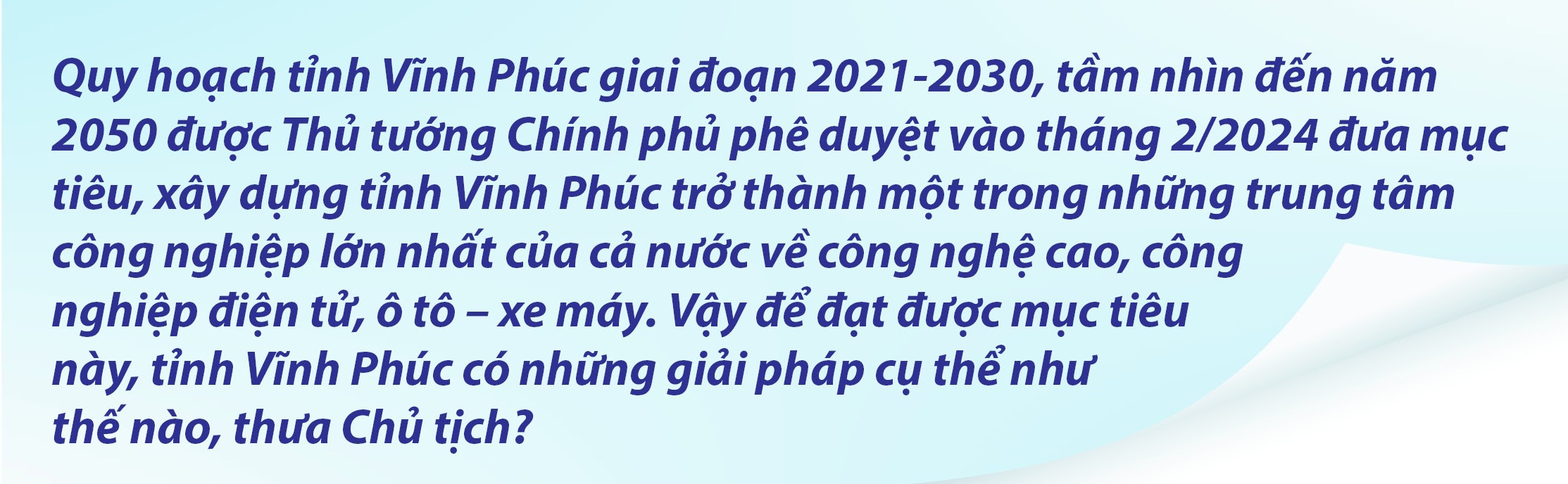 Vĩnh Phúc hiện thực hoá mục tiêu trở thành trung tâm Vĩnh Phúc hiện thực hoá mục tiêu trở thành trung tâm